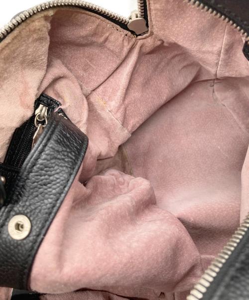 COLE HAAN（コールハーン）COLE HAAN (コールハーン) レザーボストンハンドバッグ ブラックの古着・服飾アイテム