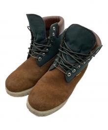 Timberland（ティンバーランド）の古着「ヘリテージレースアップブーツ」｜ブラウン×グリーン