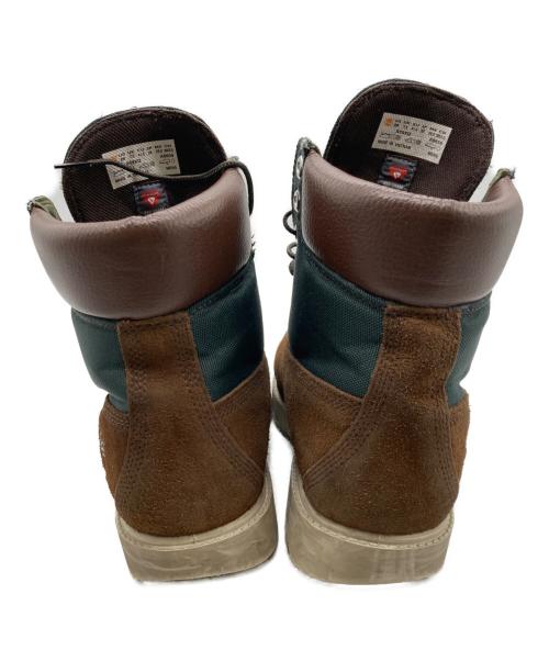 Timberland（ティンバーランド）Timberland (ティンバーランド) ヘリテージレースアップブーツ ブラウン×グリーン サイズ:26cmの古着・服飾アイテム
