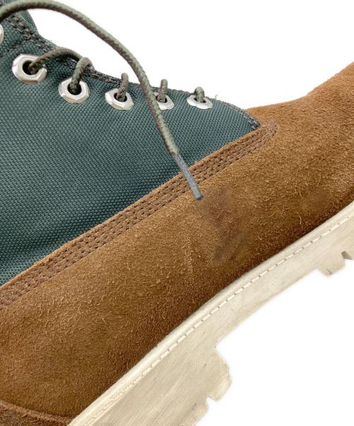 Timberland（ティンバーランド）Timberland (ティンバーランド) ヘリテージレースアップブーツ ブラウン×グリーン サイズ:26cmの古着・服飾アイテム