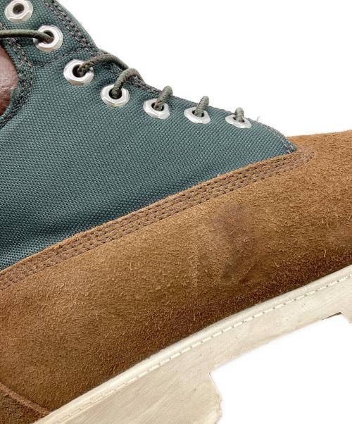 Timberland（ティンバーランド）Timberland (ティンバーランド) ヘリテージレースアップブーツ ブラウン×グリーン サイズ:26cmの古着・服飾アイテム