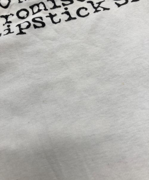 h.ANARCHY（エイチアナーキ）h.ANARCHY (エイチアナーキ) プリントカットソー ホワイト×ブラック サイズ:freeの古着・服飾アイテム