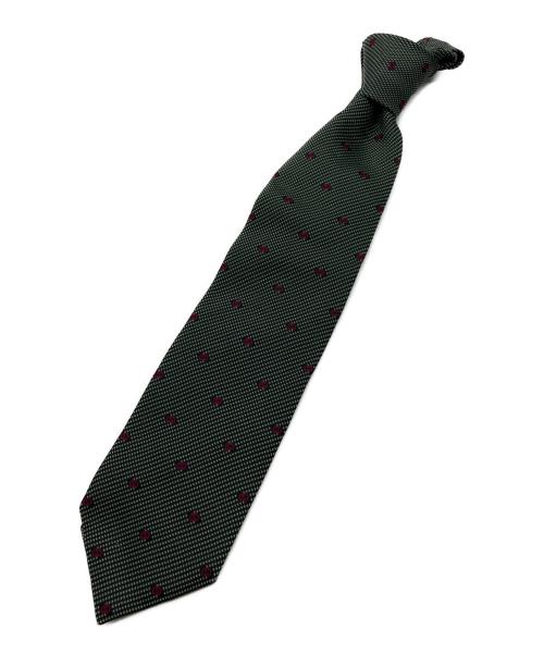 GUCCI（グッチ）GUCCI (グッチ) インターロッキングG柄シルクネクタイ グリーン サイズ:-の古着・服飾アイテム