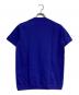 RAF BY RAF SIMONS (ラフバイ ラフシモンズ) ヘンリーネックポロシャツ ブルー サイズ:XS 未使用品：7000円
