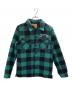 MARBLES（マーブルズ）の古着「BUFFALO CHECK BOA JACKET」｜グリーン×ブラック