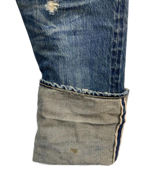 Hysteric Glamour（ヒステリックグラマー）Hysteric Glamour (ヒステリックグラマー) スタッズリペアジーンズ インディゴ サイズ: W28×L32の古着・服飾アイテム