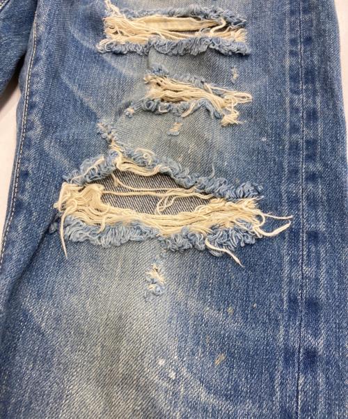 Hysteric Glamour（ヒステリックグラマー）Hysteric Glamour (ヒステリックグラマー) スタッズクラッシュジーンズ インディゴ サイズ:W28×L32の古着・服飾アイテム