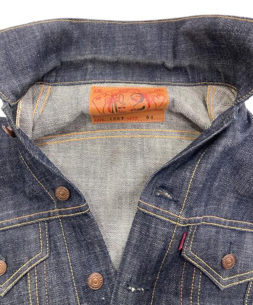 EVISU（エヴィス）EVISU (エヴィス) 3rdデニムジャケット インディゴ サイズ:34の古着・服飾アイテム