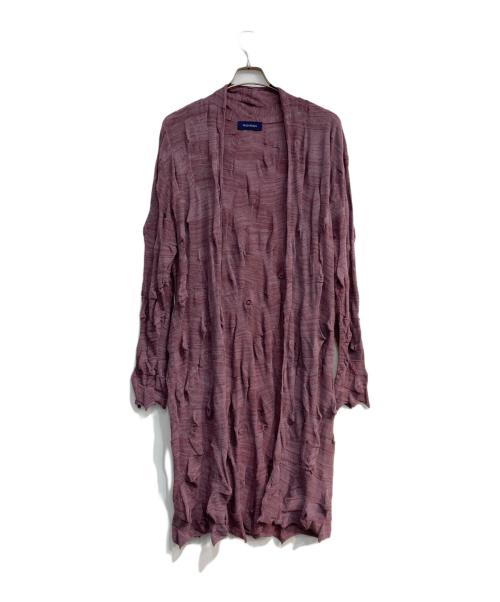 FUGA FUGA（フーガフーガ）FUGA FUGA (フーガフーガ) ロングカーディガン パープル サイズ:ｆｒｅｅ 未使用品の古着・服飾アイテム