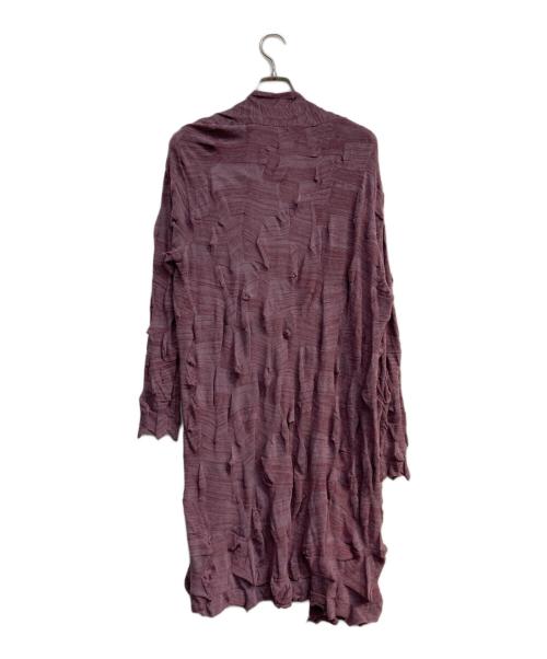 FUGA FUGA（フーガフーガ）FUGA FUGA (フーガフーガ) ロングカーディガン パープル サイズ:ｆｒｅｅ 未使用品の古着・服飾アイテム