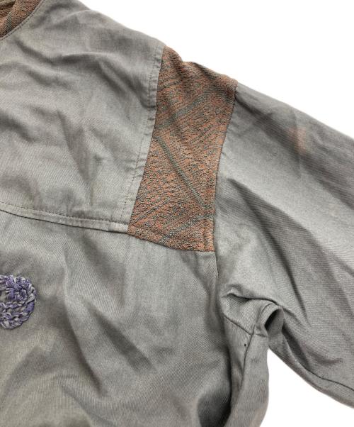 FUGA FUGA（フーガフーガ）FUGA FUGA (フーガフーガ) 切替ワンピース グリーン×ブラウン サイズ:FREEの古着・服飾アイテム