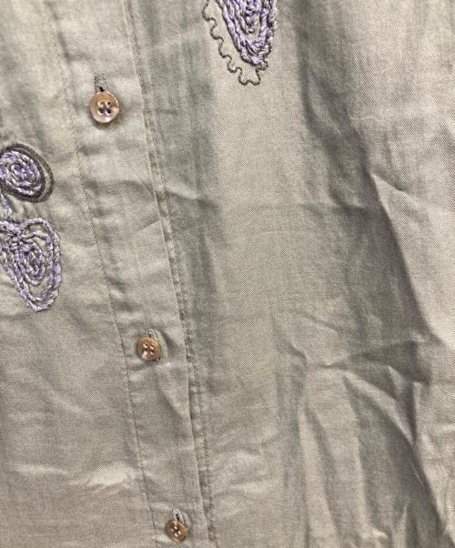 FUGA FUGA（フーガフーガ）FUGA FUGA (フーガフーガ) 切替ワンピース グリーン×ブラウン サイズ:FREEの古着・服飾アイテム