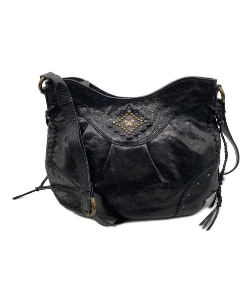 ANNA SUI（アナスイ）ANNA SUI (アナスイ) バタフライモチーフショルダーバッグ ブラックの古着・服飾アイテム