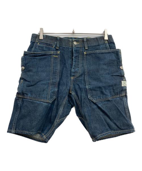 SASSAFRAS（ササフラス）SASSAFRAS (ササフラス) ハーフデニムパンツ インディゴ サイズ:Sの古着・服飾アイテム