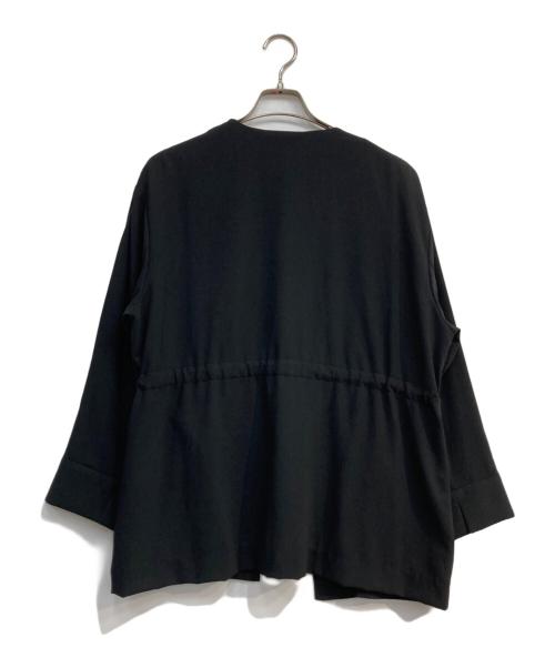 BEARDSLEY（ビアズリー）BEARDSLEY (ビアズリー) ウエストドロストライトジャケット ブラック サイズ:ｆｒｅｅの古着・服飾アイテム