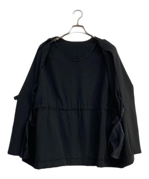 BEARDSLEY（ビアズリー）BEARDSLEY (ビアズリー) ウエストドロストライトジャケット ブラック サイズ:ｆｒｅｅの古着・服飾アイテム