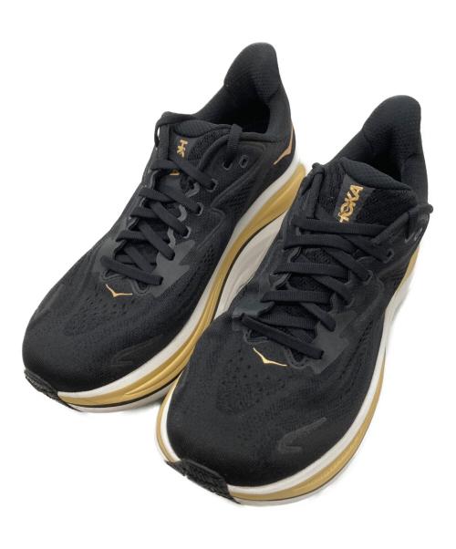 HOKAONEONE（ホカオネオネ）HOKAONEONE (ホカオネオネ) Clifton 10 Koshi Tan-Tan ブラック×ゴールド サイズ:25㎝の古着・服飾アイテム