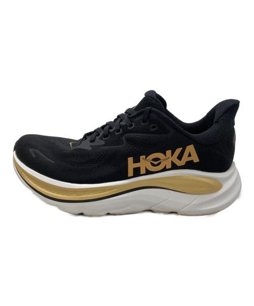 HOKAONEONE（ホカオネオネ）HOKAONEONE (ホカオネオネ) Clifton 10 Koshi Tan-Tan ブラック×ゴールド サイズ:25㎝の古着・服飾アイテム