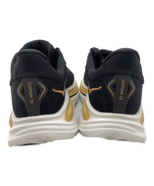 HOKAONEONE（ホカオネオネ）HOKAONEONE (ホカオネオネ) Clifton 10 Koshi Tan-Tan ブラック×ゴールド サイズ:25㎝の古着・服飾アイテム