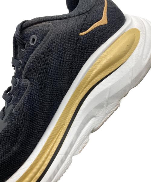 HOKAONEONE（ホカオネオネ）HOKAONEONE (ホカオネオネ) Clifton 10 Koshi Tan-Tan ブラック×ゴールド サイズ:25㎝の古着・服飾アイテム