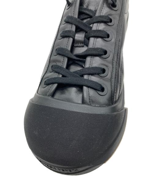 BOTTEGA VENETA（ボッテガベネタ）BOTTEGA VENETA (ボッテガベネタ) Valcanレザースニーカー ブラック サイズ:43の古着・服飾アイテム