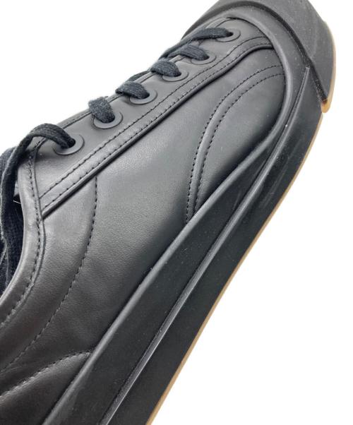BOTTEGA VENETA（ボッテガベネタ）BOTTEGA VENETA (ボッテガベネタ) Valcanレザースニーカー ブラック サイズ:43の古着・服飾アイテム