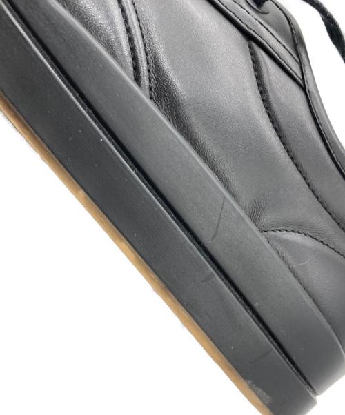 BOTTEGA VENETA（ボッテガベネタ）BOTTEGA VENETA (ボッテガベネタ) Valcanレザースニーカー ブラック サイズ:43の古着・服飾アイテム