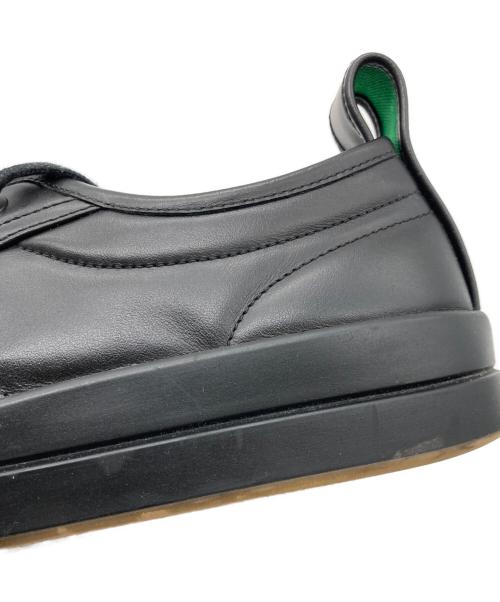 BOTTEGA VENETA（ボッテガベネタ）BOTTEGA VENETA (ボッテガベネタ) Valcanレザースニーカー ブラック サイズ:43の古着・服飾アイテム