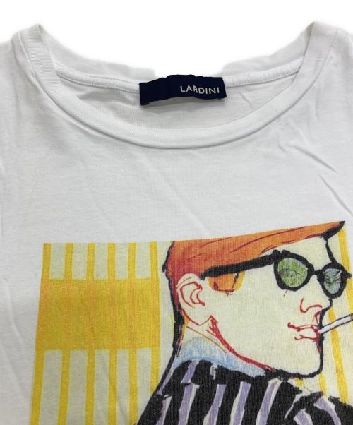 LARDINI（ラルディーニ）LARDINI (ラルディーニ) 半袖Tシャツ ホワイト サイズ:Ⅼの古着・服飾アイテム