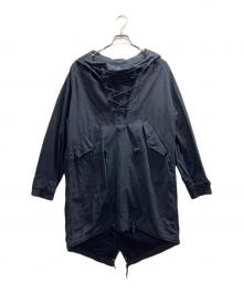 MADISON BLUE（マディソンブルー）の古着「アノラック ミリタリープルオーバーコート」｜ネイビー