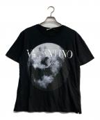 VALENTINOヴァレンティノ）の古着「ムーンダストTシャツ」｜ブラック