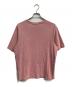 maison kitsune (メゾンキツネ) フォックスヘッドパッチ 半袖Tシャツ ピンク サイズ:XS：7000円