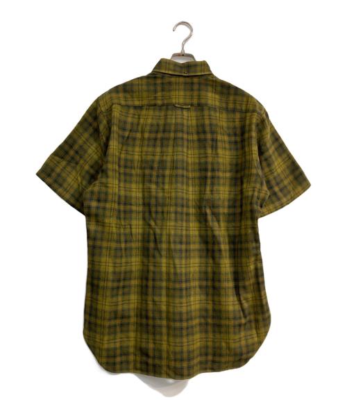 PENDLETON（ペンドルトン）PENDLETON (ペンドルトン) 半袖ウールチェックシャツ オリーブ サイズ:Lの古着・服飾アイテム