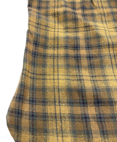 PENDLETON（ペンドルトン）PENDLETON (ペンドルトン) 半袖ウールチェックシャツ オリーブ サイズ:Lの古着・服飾アイテム