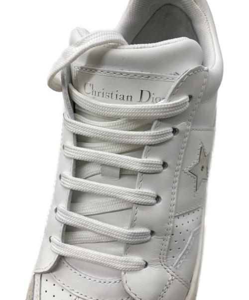 Christian Dior（クリスチャン ディオール）Christian Dior (クリスチャン ディオール) プラットフォームスニーカー ホワイト サイズ:37 1/2の古着・服飾アイテム