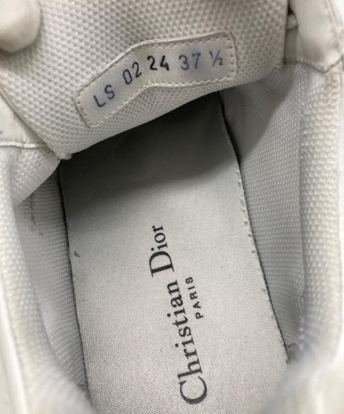 Christian Dior（クリスチャン ディオール）Christian Dior (クリスチャン ディオール) プラットフォームスニーカー ホワイト サイズ:37 1/2の古着・服飾アイテム