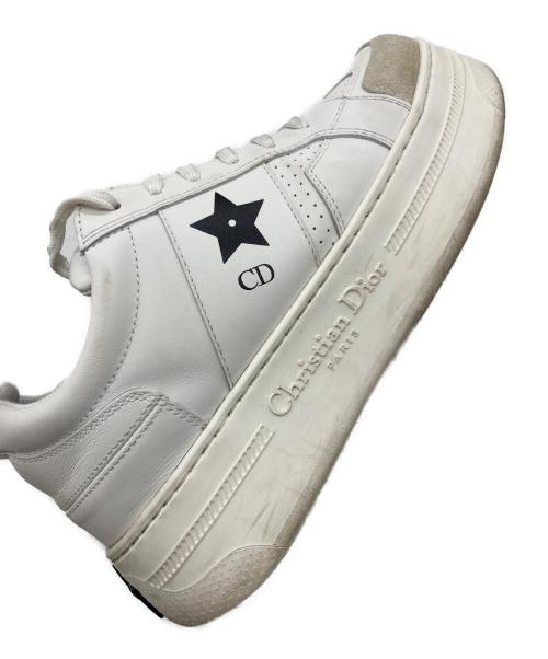 Christian Dior（クリスチャン ディオール）Christian Dior (クリスチャン ディオール) プラットフォームスニーカー ホワイト サイズ:37 1/2の古着・服飾アイテム