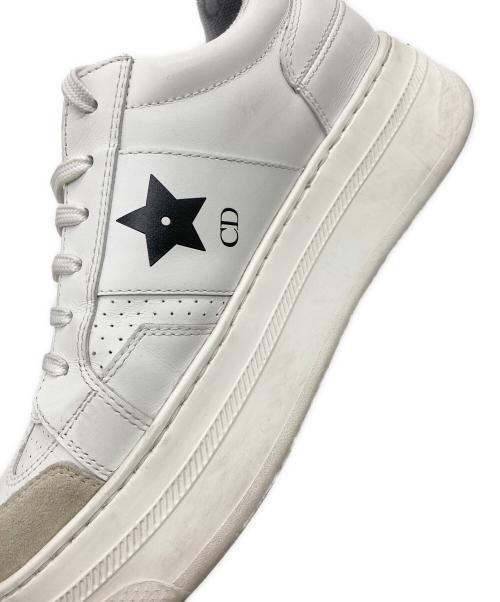 Christian Dior（クリスチャン ディオール）Christian Dior (クリスチャン ディオール) プラットフォームスニーカー ホワイト サイズ:37 1/2の古着・服飾アイテム