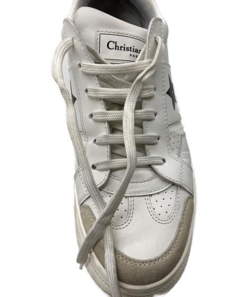 Christian Dior（クリスチャン ディオール）Christian Dior (クリスチャン ディオール) プラットフォームスニーカー ホワイト サイズ:37 1/2の古着・服飾アイテム