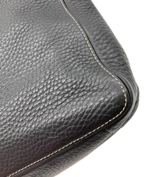 COACH（コーチ）COACH (コーチ) ターンロックレザーワンショルダーバッグ ブラックの古着・服飾アイテム