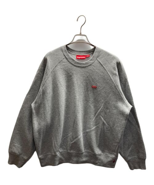 SUPREME（シュプリーム）Supreme (シュプリーム) Small Box Raglan Crewneck グレー サイズ:Ⅿの古着・服飾アイテム