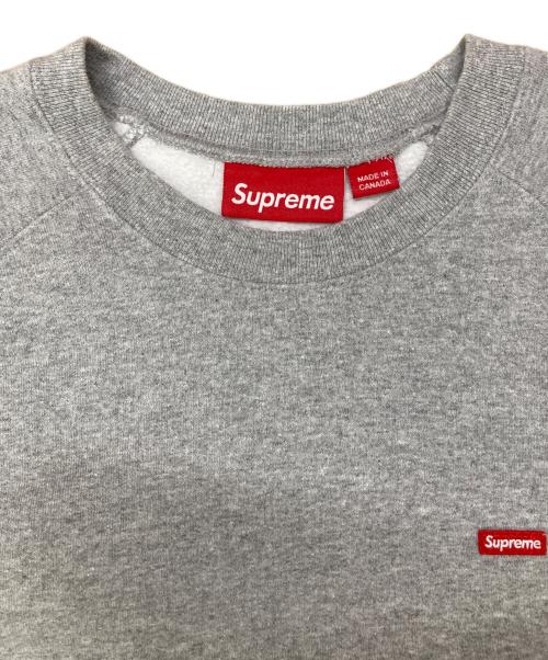 SUPREME（シュプリーム）Supreme (シュプリーム) Small Box Raglan Crewneck グレー サイズ:Ⅿの古着・服飾アイテム