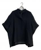 IHNNイン）の古着「Half―Sleeve Pullover Mesh Top」｜ブラック