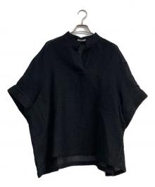 IHNN（イン）の古着「Half―Sleeve Pullover Mesh Top」｜ブラック