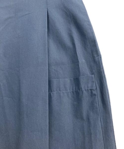 'S Max Mara（エスマックスマーラ）'S Max Mara (エスマックスマーラ) コットンワイドパンツ ネイビー サイズ:38の古着・服飾アイテム