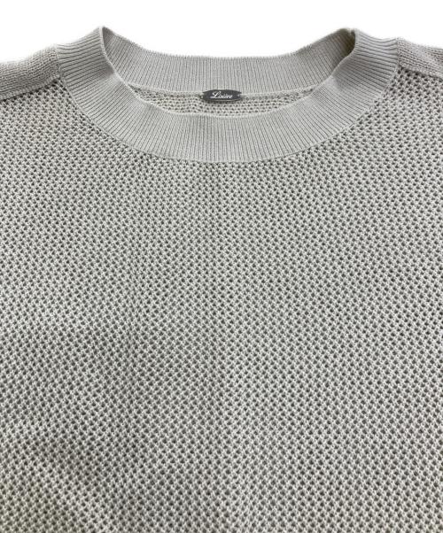 Lisiere（リジェール）Lisiere (リジェール) Mesh Knit グレー サイズ:freeの古着・服飾アイテム