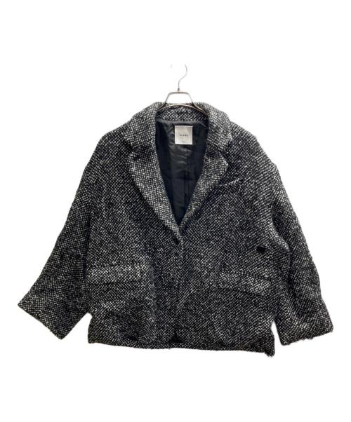 CLANE（クラネ）CLANE (クラネ) SuzuHirose (スズヒロセ) MIX COLOR OVER COAT ブラック×ホワイト サイズ:1の古着・服飾アイテム