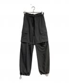 DRESSLAVEドレスレイブ）の古着「nylon gaba military 2way pants」｜グレー