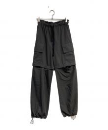 DRESSLAVE（ドレスレイブ）の古着「nylon gaba military 2way pants」｜グレー