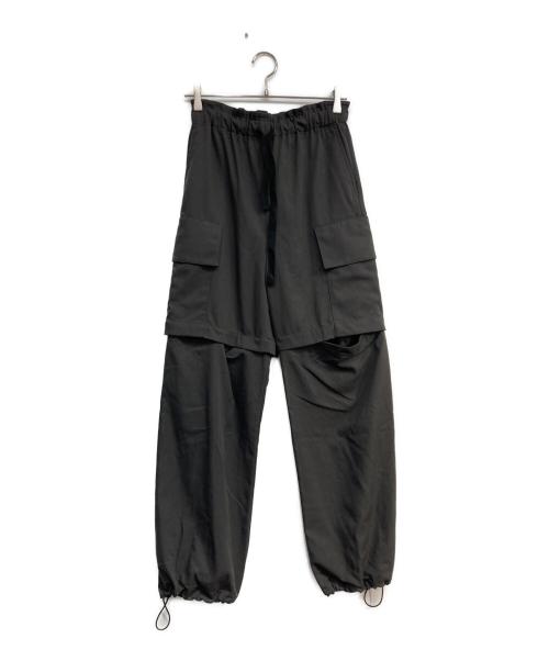 DRESSLAVE（ドレスレイブ）DRESSLAVE (ドレスレイブ) nylon gaba military 2way pants グレー サイズ:38の古着・服飾アイテム